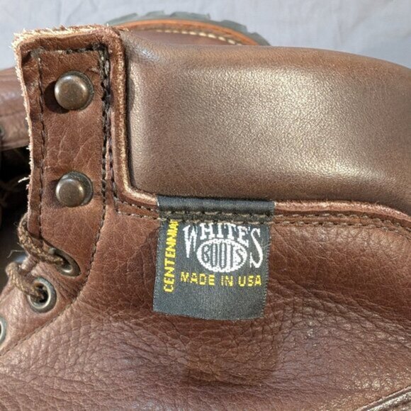 White's Boots Centennial Hiker Brown Leather Work Boots Men's Size 12E - Picture 8 of 9